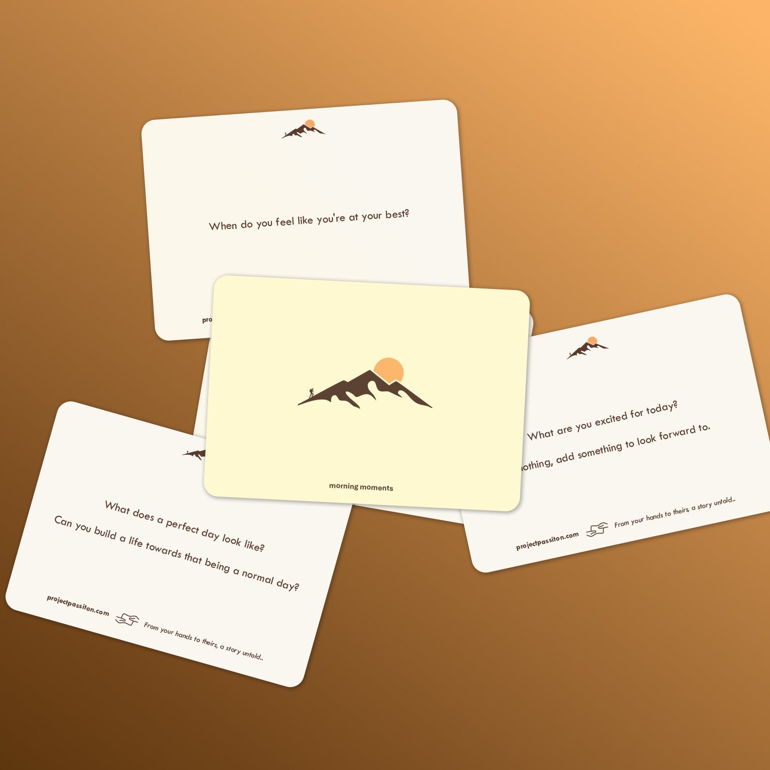 Morning Moments - Prompt Cards